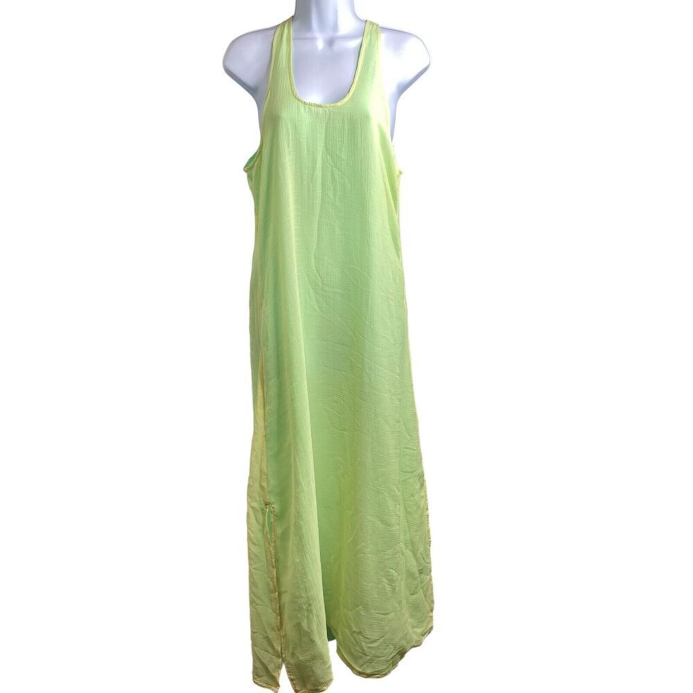 Wrapsody‎ Boutique Women's Maxi Dress Size L Lightweight Bright Breezy Barefoot